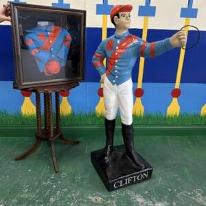 Custom Concrete Lawn Jockey